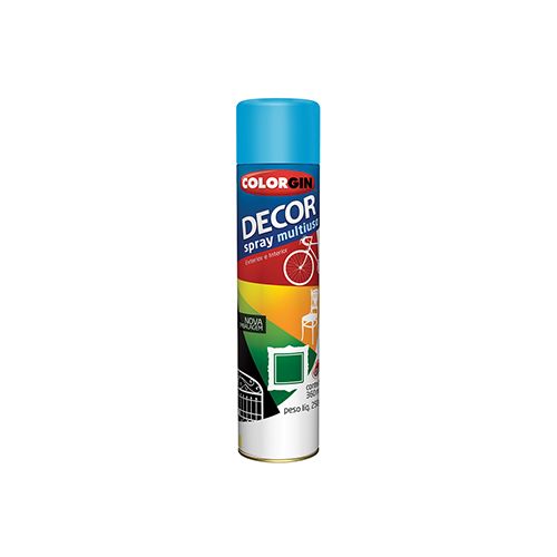 Spray Colorgin Decor Azul Médio 360ml