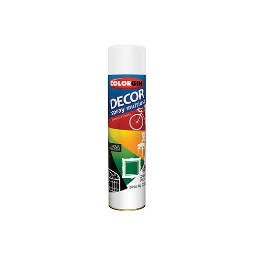 Spray Colorgin Decor Branco Fosco 360ml