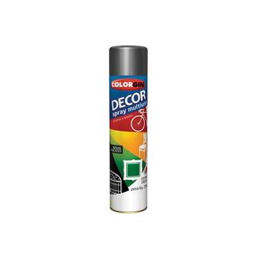 Spray Colorgin Decor Metálico Grafite 360ml