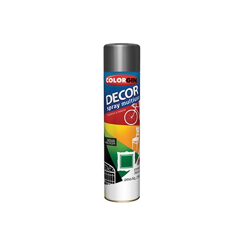 Spray Colorgin Decor Metálico Grafite 360ml