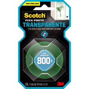 Fita Dupla Face 3M Acrílica Interna 19mm x 2m