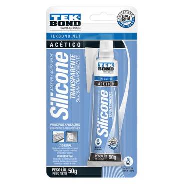 Silicone Acético Incolor TEK BOND 50g