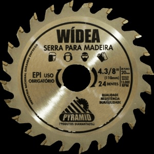 Disco de Serra Wídea 4 3/8" (110mm) com 36 Dentes – - Imagem 3