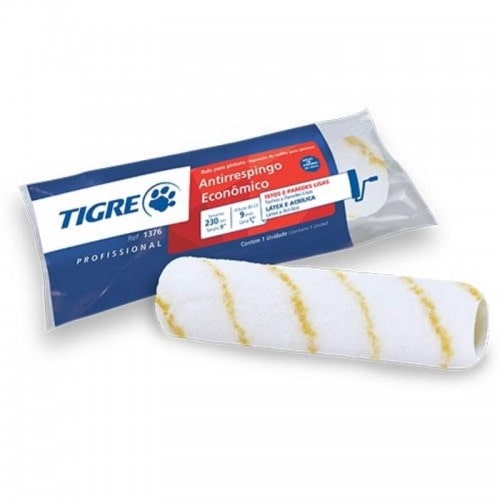 Rolo de lã antigota 23cm Tigre 1376