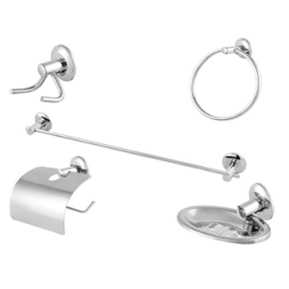 Kit de Acessórios para Banheiro 5 Peças – SS Metais - Imagem 3